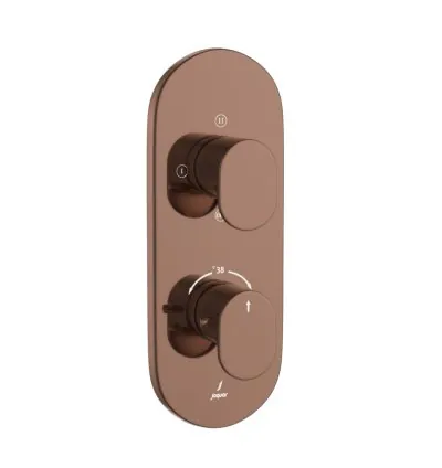 Jaquar Aquamax Thermostatic Shower Mixer - Blush Gold PVD (OPP-BGP-15683NKPM)
