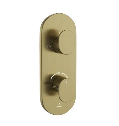Jaquar Aquamax Thermostatic Shower Mixer - Antique Bronze (OPP-ABR-15681NKPM)