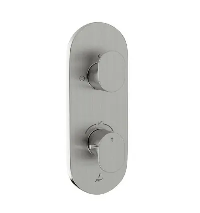 Jaquar Aquamax Thermostatic Shower Mixer - Stainless Steel (OPP-SSF-15681NKPM)