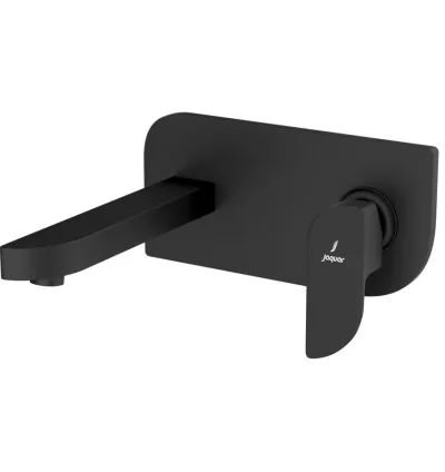 Jaquar Exposed Part Kit of Single Lever Basin Mixer Wall Mounted - Black Matt (ALI-BLM-85233NK)