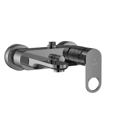 Jaquar Single Lever Wall Mixer - Black Chrome (ORP-BCH-10115PM)