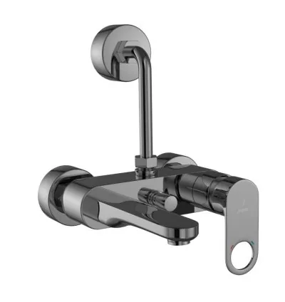 Jaquar Single Lever Wall Mixer - Black Chrome (ORP-BCH-10117PM)