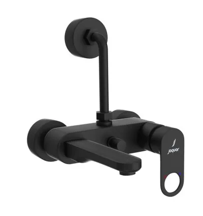 Jaquar Single Lever Wall Mixer - Black Matt (ORP-BLM-10117PM)