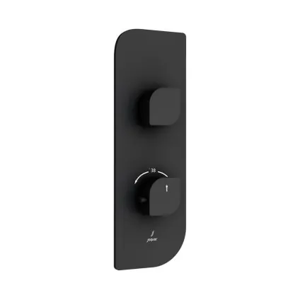 Jaquar  Aquamax Thermostatic Shower Mixer - Black Matt (ALI-BLM-85661NK)