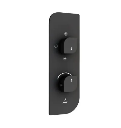 Jaquar Aquamax Exposed Part Kit with 3-way diverter - Black Matt (ALI-BLM-85683NK)