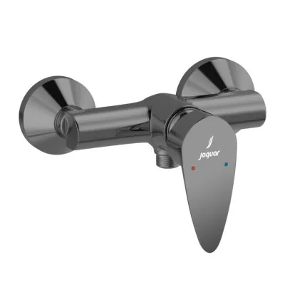 Jaquar Single Lever Exposed Shower Mixer - Black Chrome