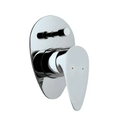 Jaquar Single Lever Exposed Parts Kit of Hi-flow Diverter - Chrome