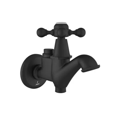 Jaquar 2 Way Bib Cock - Black Matt (QQT-BLM-7041)