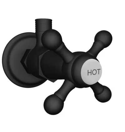 Jaquar Angular Stop Cock - Black Matt (QQT-BLM-7053)