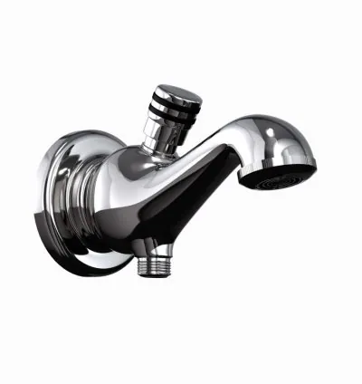 Jaquar Bath Tub Spout with Button Attachment - Black Chrome (SPJ-BCH-7463)