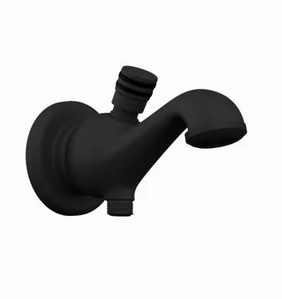 Jaquar Bath Tub Spout with Button Attachment - Black Matt (SPJ-BLM-7463)