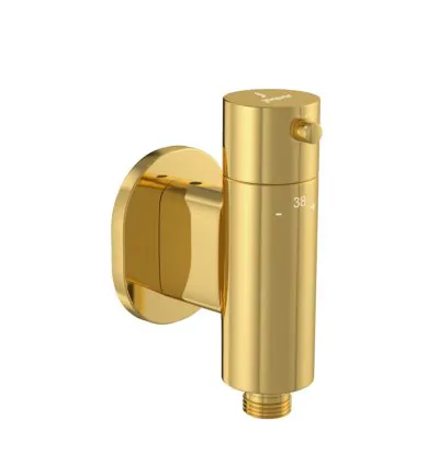 Jaquar Exposed Part Kit of Concealed Thermostatic Valve - Gold Bright PVD (ALD-GBP-649K)