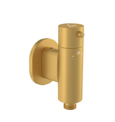 Jaquar Exposed Part Kit of Concealed Thermostatic Valve - Gold Matt PVD (ALD-GMP-649K)