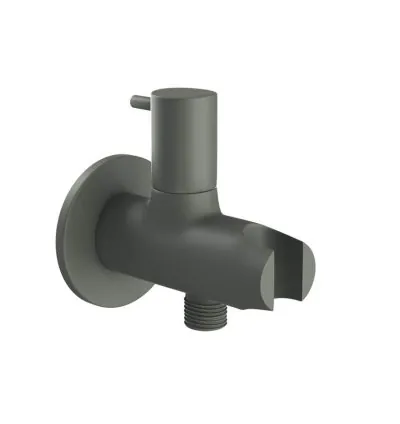 Jaquar Round Wall Outlet - Graphite (ALD-GRF-591R)