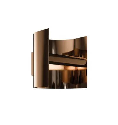 Jaquar  Light Wall Lamp D Shape with Diffuser in Auric Gold Finish (DTL-GLD-TL150ACRYLIC) (DTL-GLD-TL150ACRYLIC)