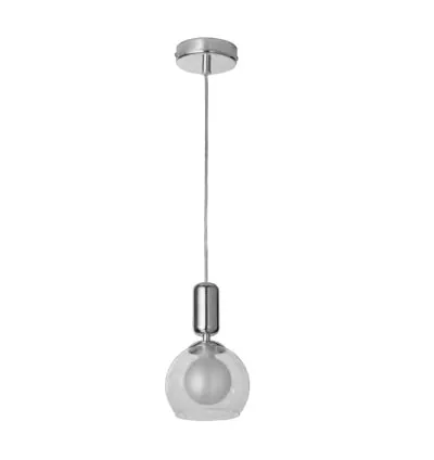 Jaquar 1 Light clear globe glass - Chrome (DPN-CHR-MD160030111A) (DPN-CHR-MD160030111A)