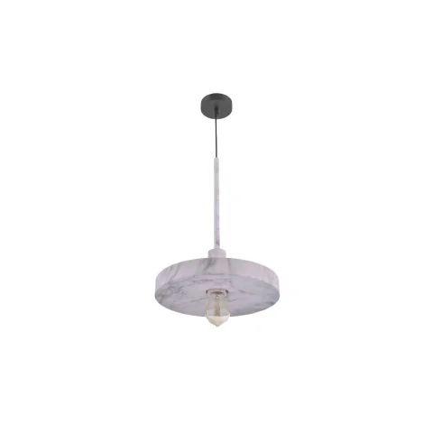 Jaquar 1 LT Marble Pattern Pendant (DPN-WHT-SLPEAT31330E27) (DPN-WHT-SLPEAT31330E27)