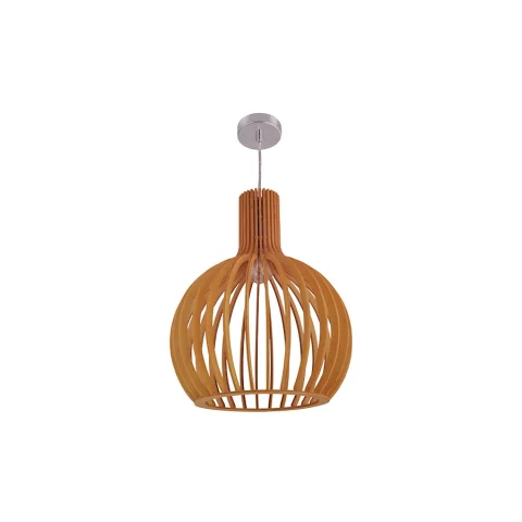 Jaquar 1 LT Bamboo wood Pendant (DPN-NAW-SLPEW00435E27) (DPN-NAW-SLPEW00435E27)
