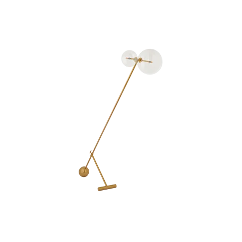 Jaquar 2 LT Floor Lamp (DFL-BRS-FL1260F) (DFL-BRS-FL1260F)