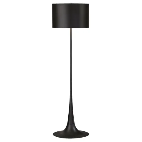 Jaquar Aluminium shade Floor Lamp (DFL-BLK-FL306F) (DFL-BLK-FL306F)