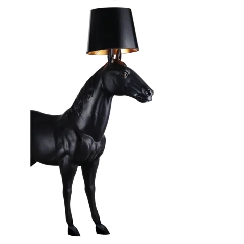 Jaquar PVC Shade Cheval Floor Lamp (DFL-BLK-FL1029F) (DFL-BLK-FL1029F)