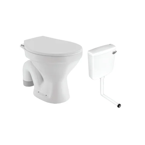 Jaquar Essco EWC with Wall Hung Cistern (ECS-WHT-551SNPP183LZ)