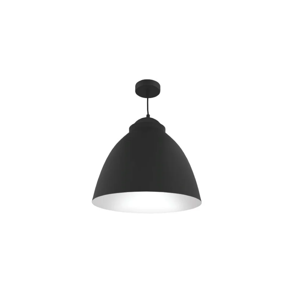 Jaquar 1 LT Aluminum Pendant (DPN-BLK-SLPEA138E27) (DPN-BLK-SLPEA138E27)