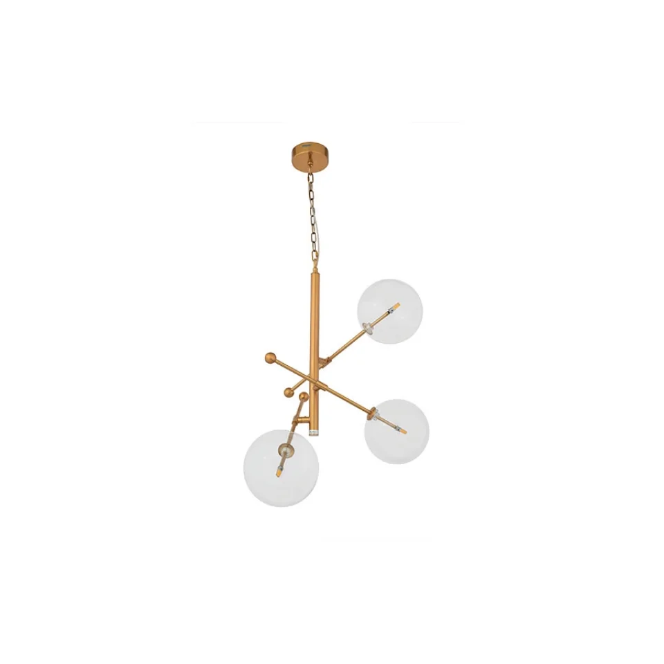 Jaquar Brushed Brass Pendant (DCH-BRS-SL1260SX3) (DCH-BRS-SL1260SX3)