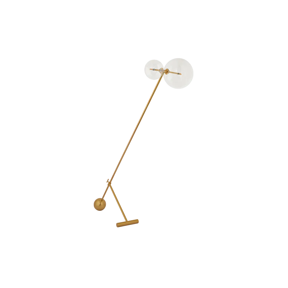 Jaquar 2 LT Floor Lamp (DFL-BRS-FL1260F) (DFL-BRS-FL1260F)