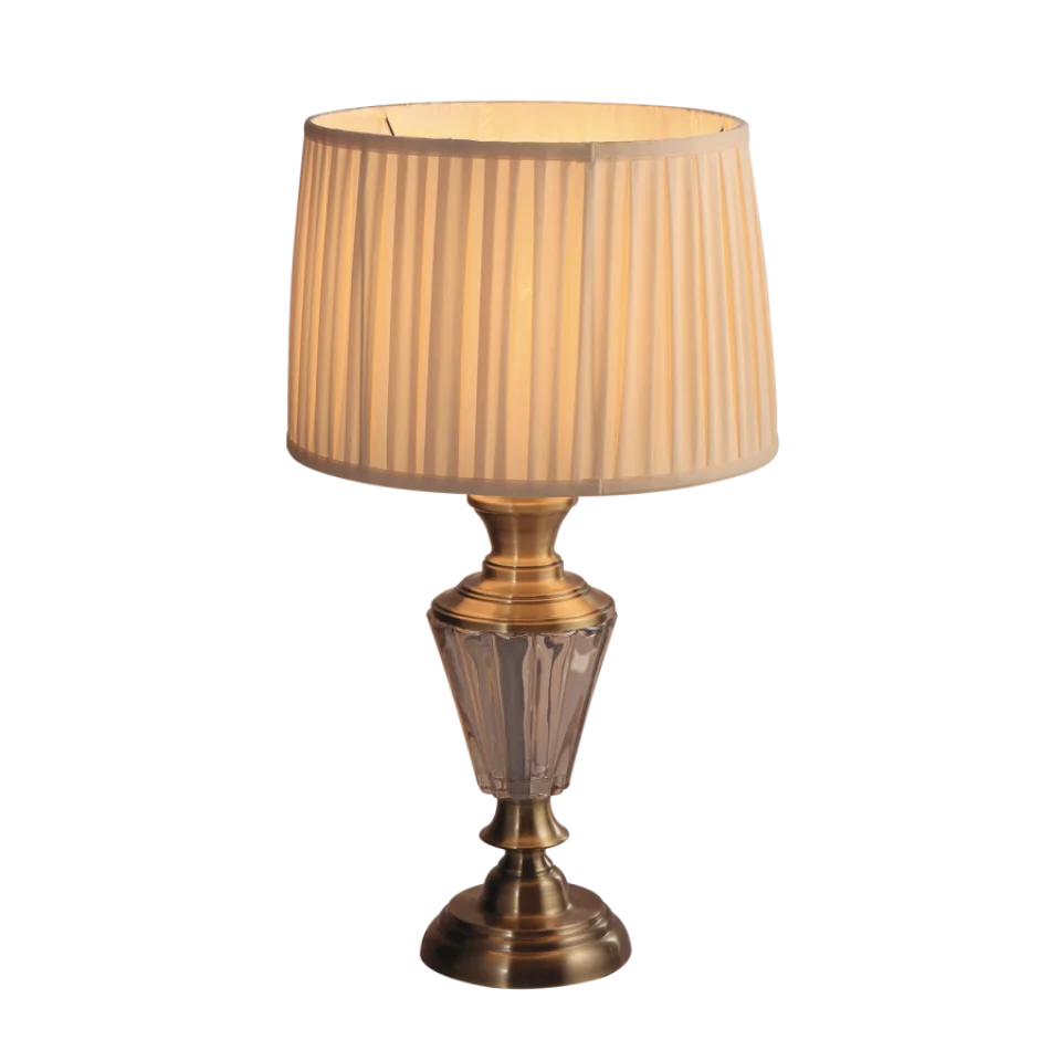 Jaquar 1 LT Fabric Shade Table Lamp (DTL-ABR-MT170275071J) (DTL-ABR-MT170275071J)
