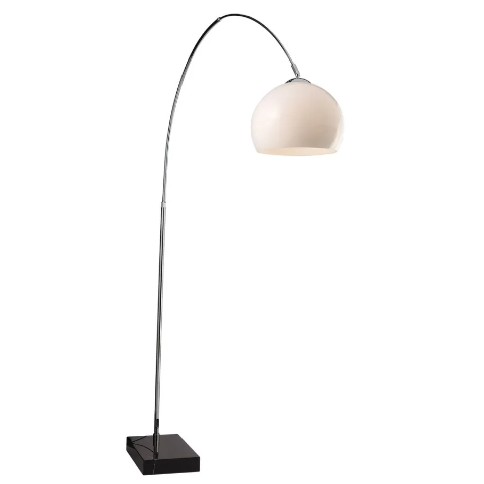 Jaquar Opal Glass shade floor lamp (DFL-CHR-ML49061A) (DFL-CHR-ML49061A)