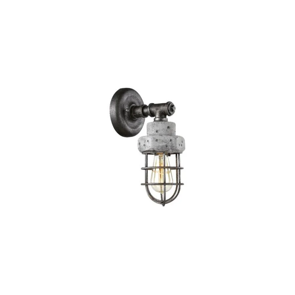 Jaquar 1 Light cage type wall lamp (DWL-GRY-WL92931) (DWL-GRY-WL92931)