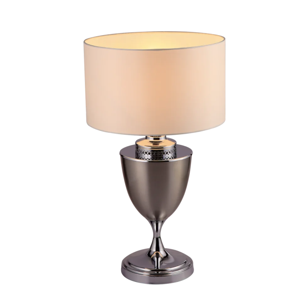 Jaquar Fabric Shade Table Lamp (DTL-CHR-MT160275451A) (DTL-CHR-MT160275451A)