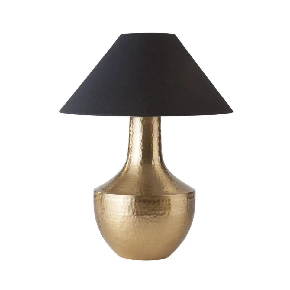 Jaquar Hammered pattern Table Lamp (DTL-BRS-TL1300H) (DTL-BRS-TL1300H)