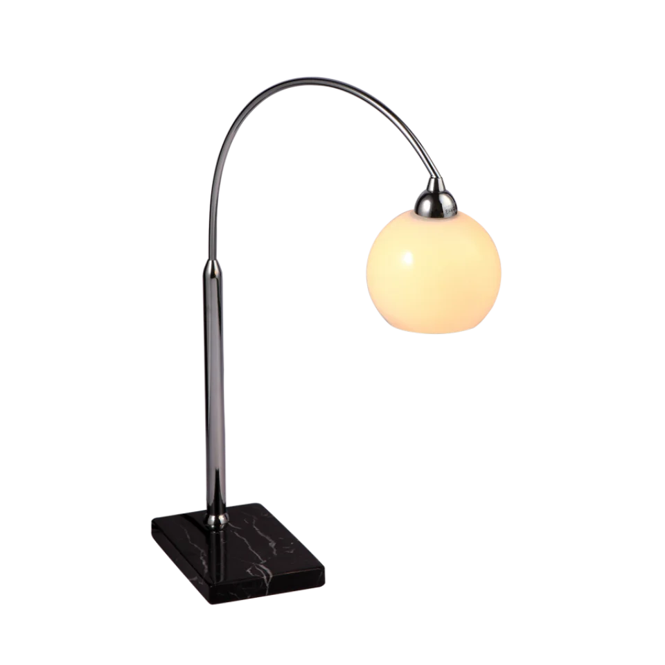 Jaquar Opal Glass Table Lamp (DTL-CHR-MT49061A) (DTL-CHR-MT49061A)