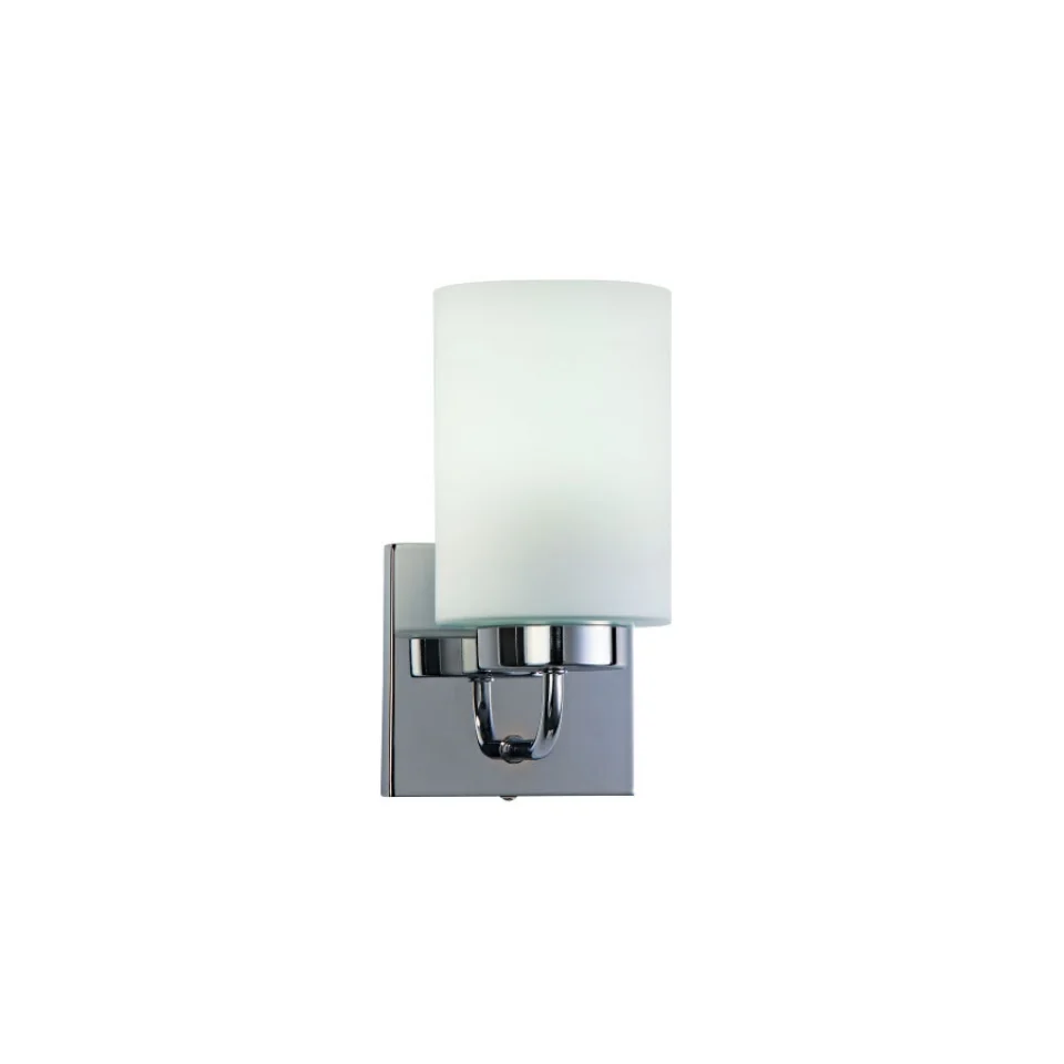 Jaquar Frosted glass Wall Lamp (DWL-CHR-MB160275541A) (DWL-CHR-MB160275541A)