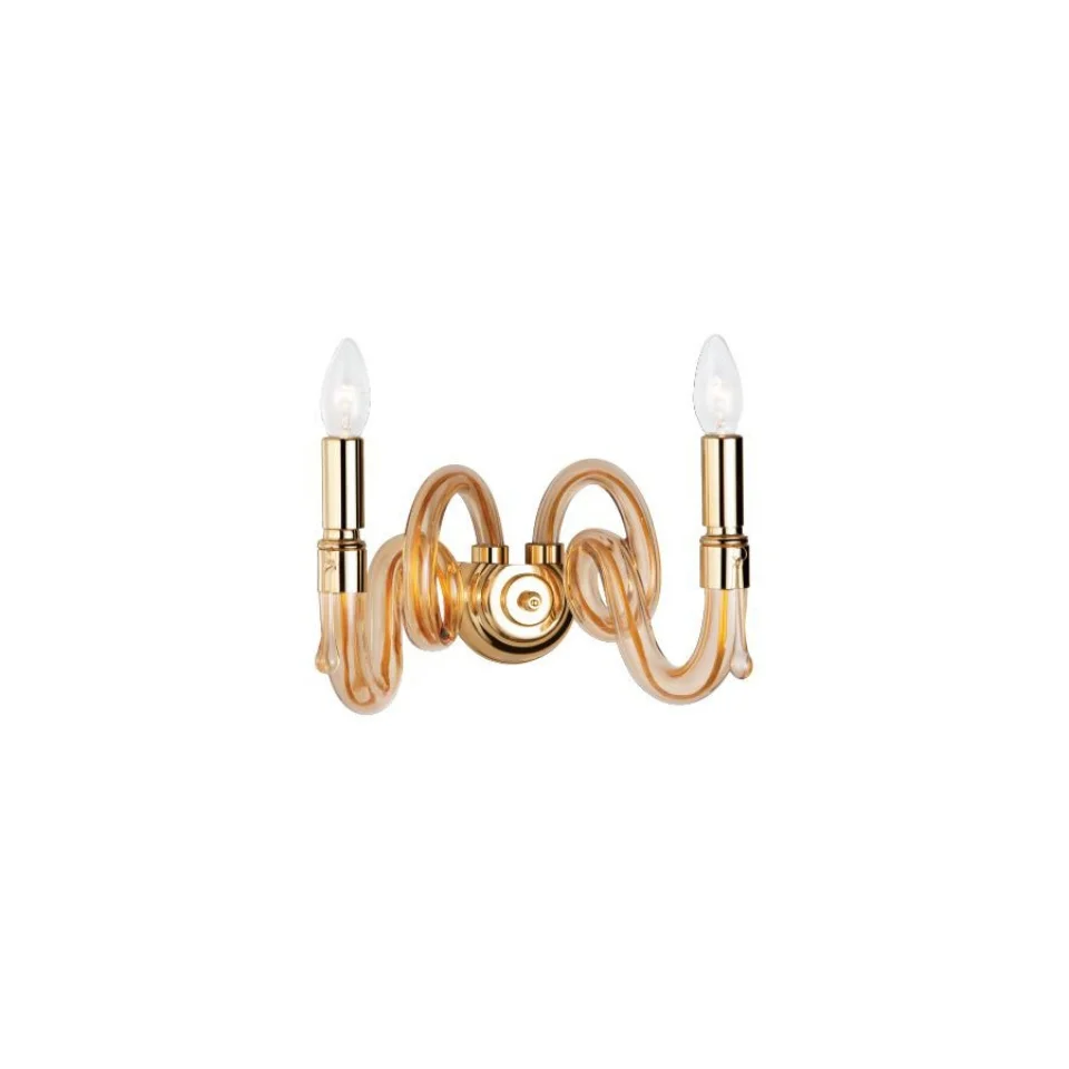 Jaquar Honey glass wall lamp (DWL-AMB-WL00002SYE14) (DWL-AMB-WL00002SYE14)