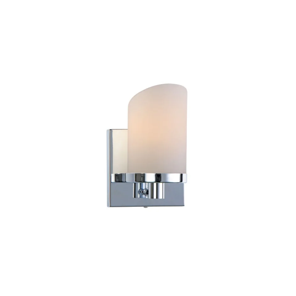 Jaquar Opal glass wall lamp (DWL-CHR-MB160275531B) (DWL-CHR-MB160275531B)