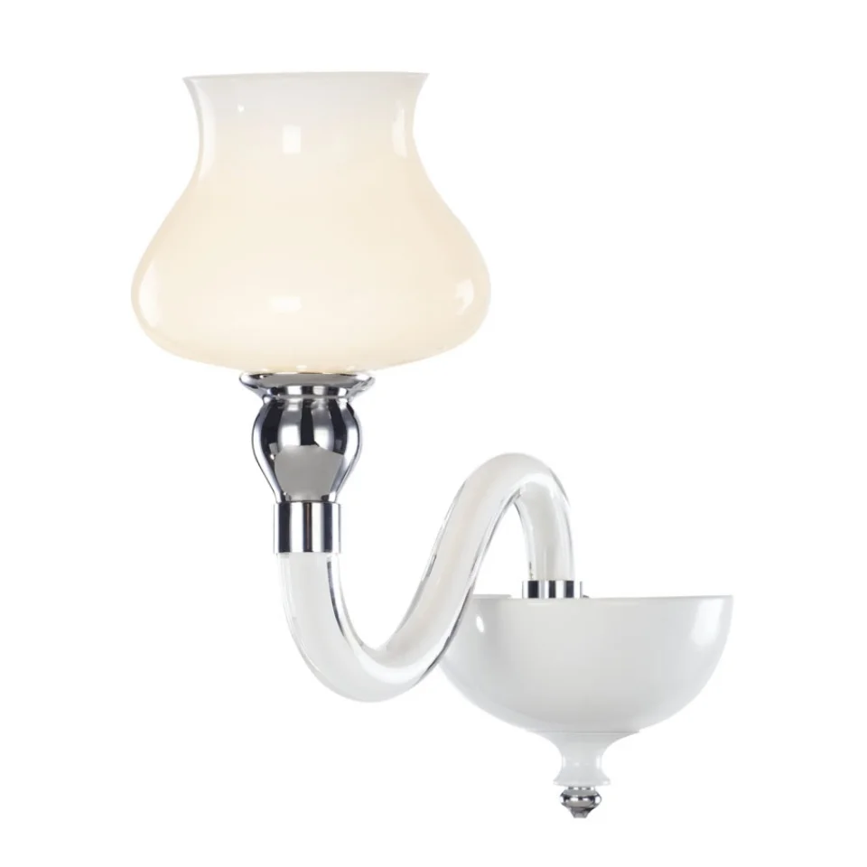 Jaquar White Pitcher Wall Lamp (DWL-WTC-MB150300081A) (DWL-WTC-MB150300081A)