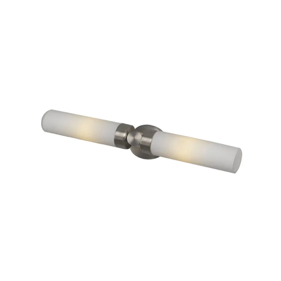 Jaquar 2 LT opal glass wall lamp (DBL-CHR-MB48022A) (DBL-CHR-MB48022A)