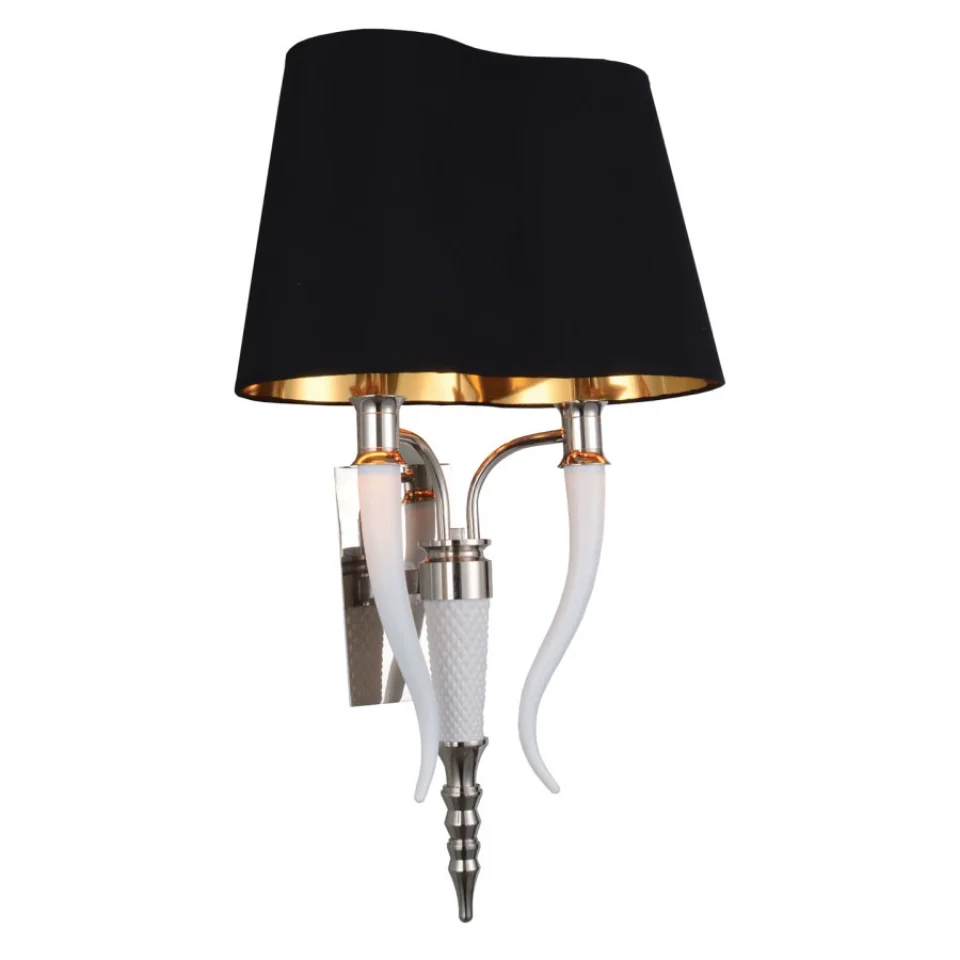 Jaquar Black fabric Wall Lamp (DWL-CHR-WL1128W) (DWL-CHR-WL1128W)