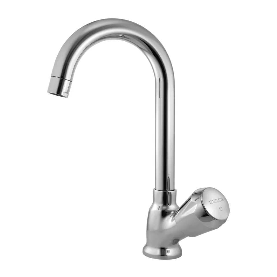 Jaquar Essco Sink Cock with Swinging Pipe Spout (MQT-CHR-523S)