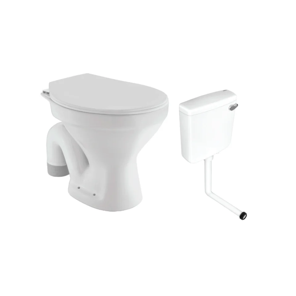 Jaquar Essco EWC with Wall Hung Cistern (ECS-WHT-551SNPP183LZ)