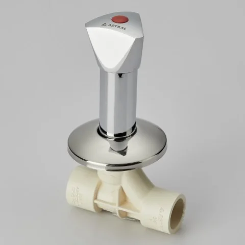 Astral CPVC Pro Concealed Valve Swept Type  (Chrome Plated)(Tringle)