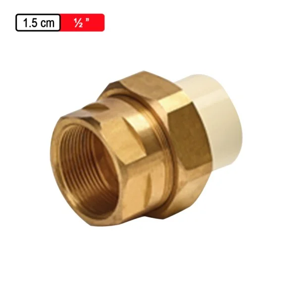 Astral CPVC Pro Female Union (Brass THDxSOC)