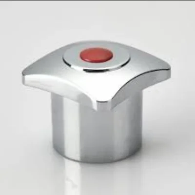 Astral CPVC Pro Fancy Handle (Knob) With Red & Blue Plastic Button(Square)