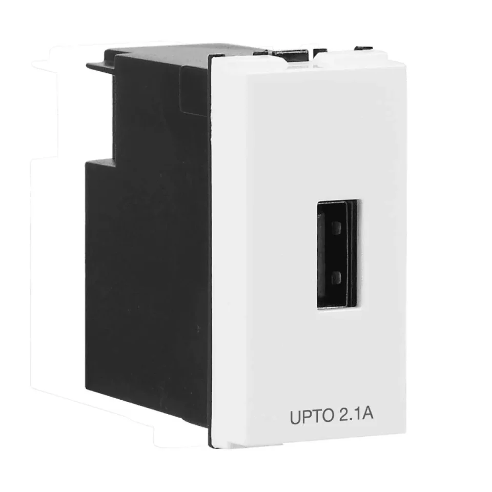 Havells Signia USB Charging Socket Up-to 2.1 A