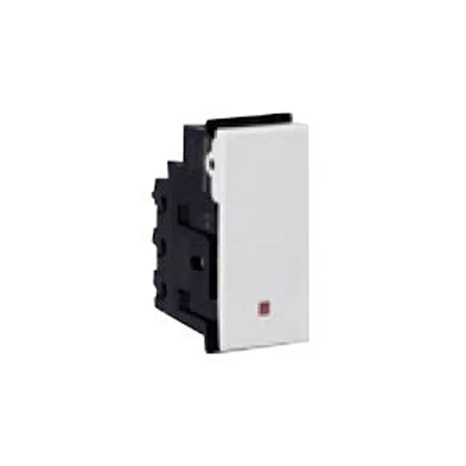 Havells Murano 10 AX One way Switch with indicator Full flat