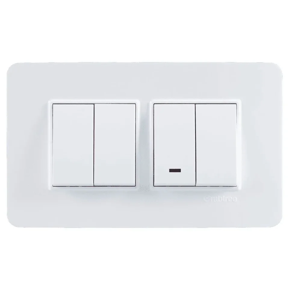 Havells Signia Modular 4 M Front Plate with Pillar
