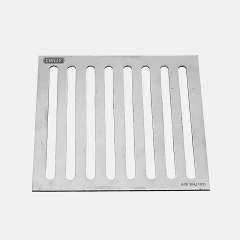 Vertical Grating Square Flat Cut